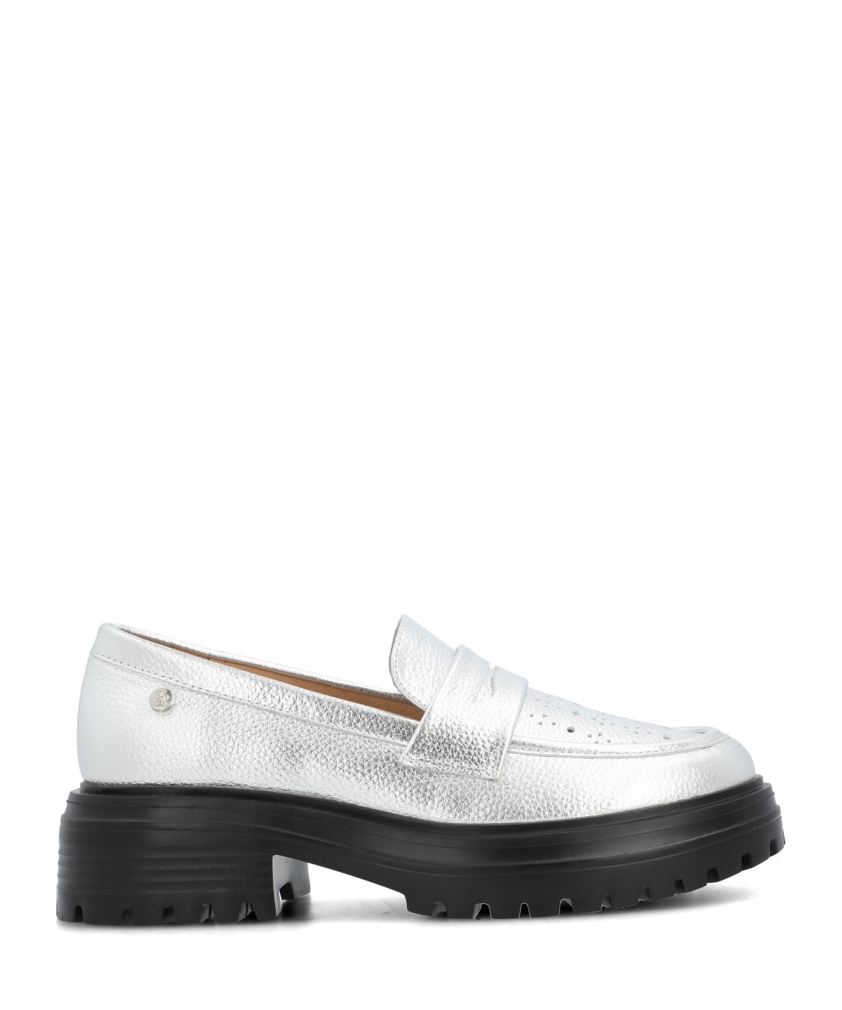 Mocasin Mujer Eneas Metalizado