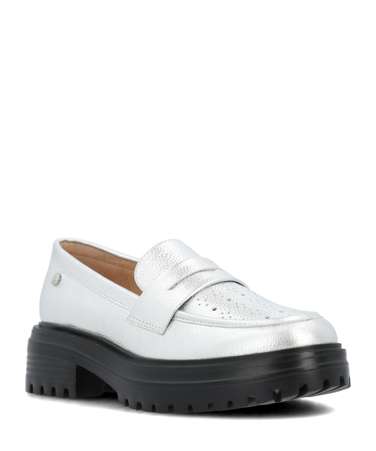 Mocasin Mujer Eneas Metalizado