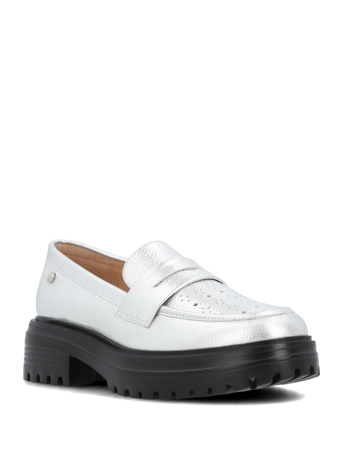 Mocasin Mujer Eneas Metalizado