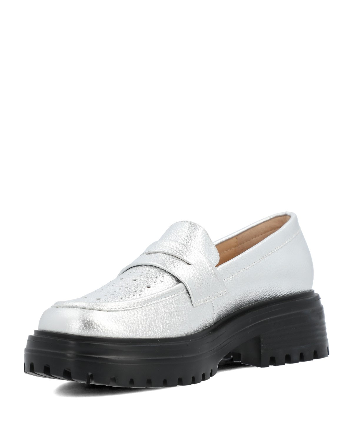 Mocasin Mujer Eneas Metalizado