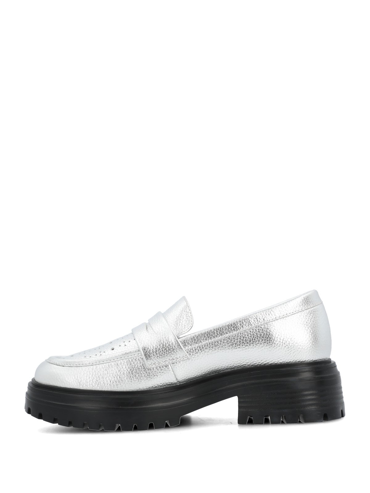 Mocasin Mujer Eneas Metalizado