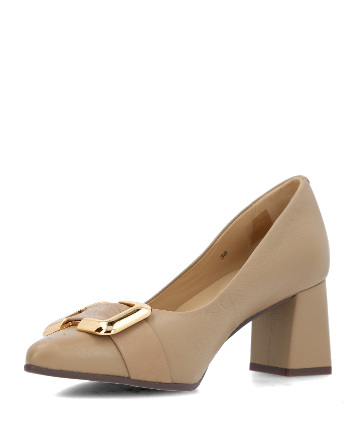 Zapato Mujer Helara Cuero Beige/Crudo