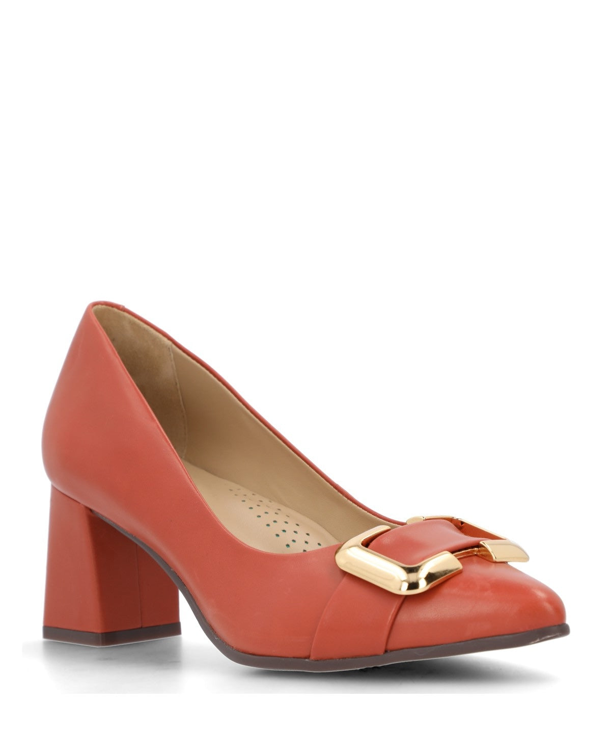 Zapato Mujer Helara Cuero Rojo
