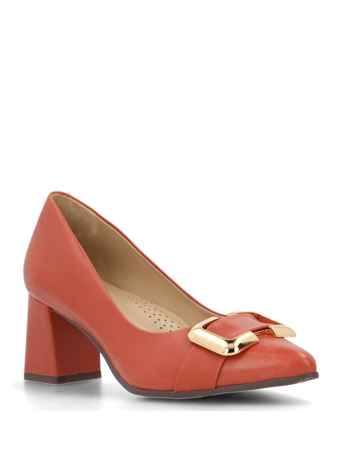 Zapato Mujer Helara Cuero Rojo