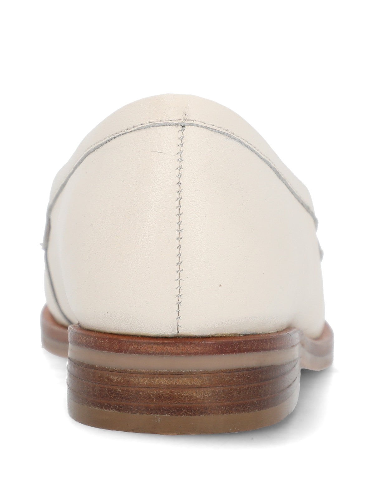 Mocasin Mujer Axel Cuero Blanco