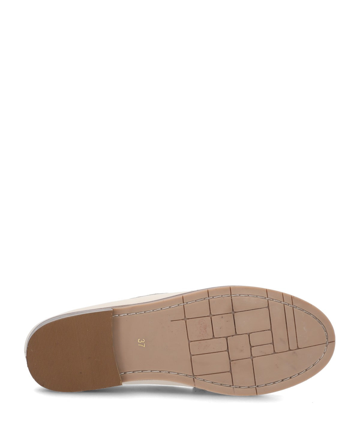 Mocasin Mujer Axel Cuero Blanco