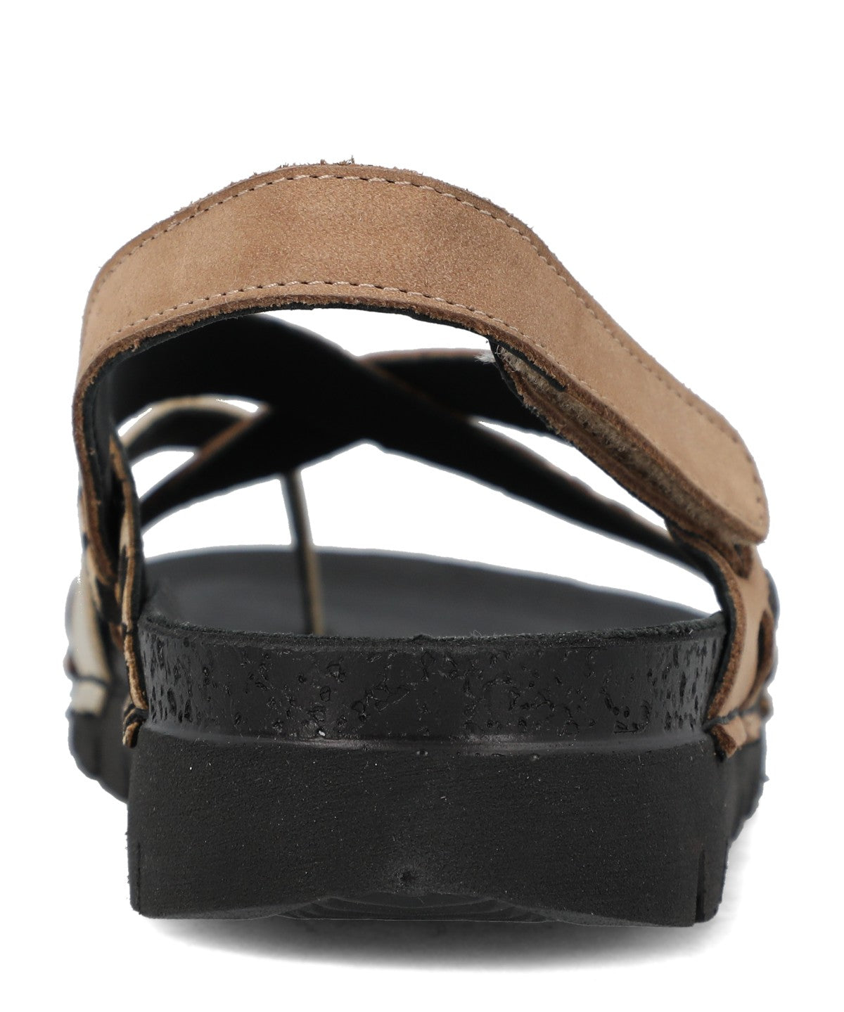 Sandalia Mujer Foria Cuero Negro