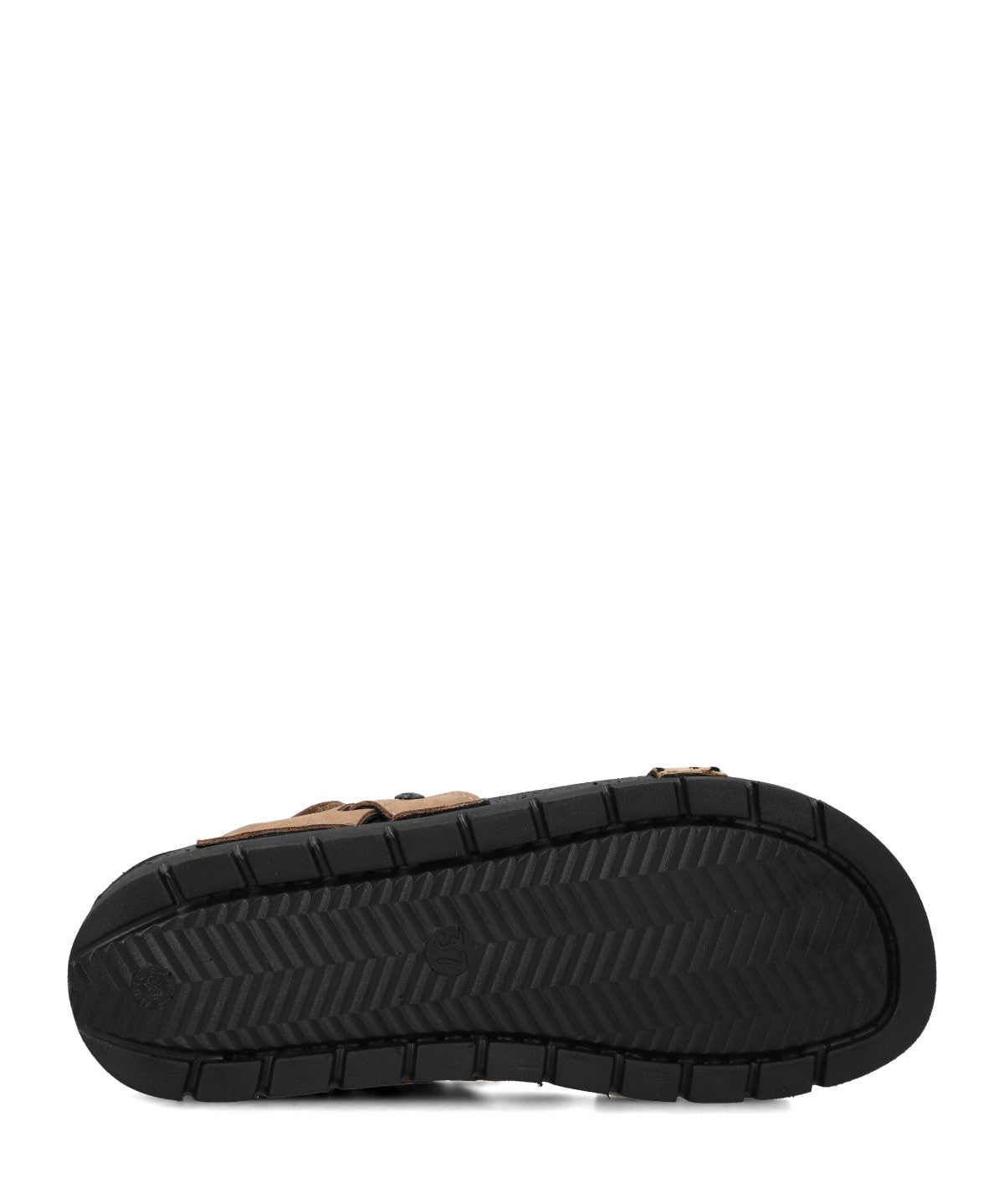 Sandalia Mujer Foria Cuero Negro