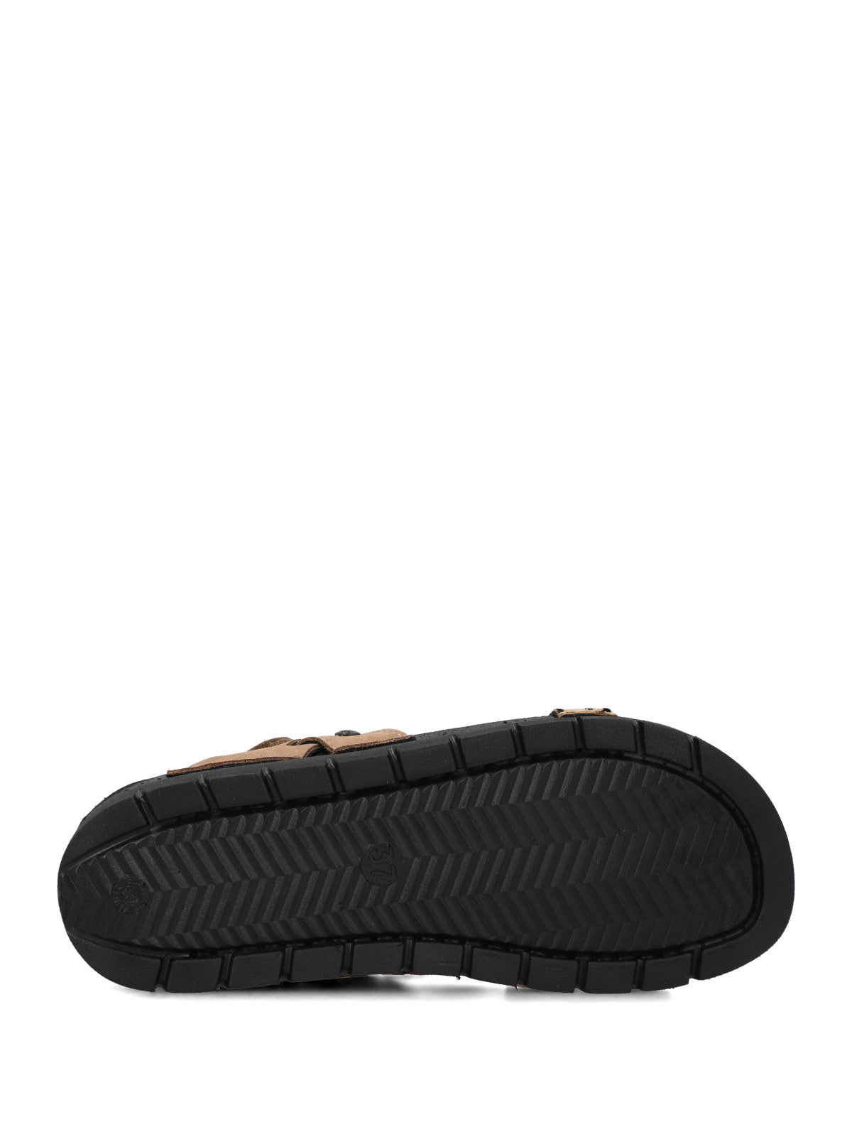 Sandalia Mujer Foria Cuero Negro