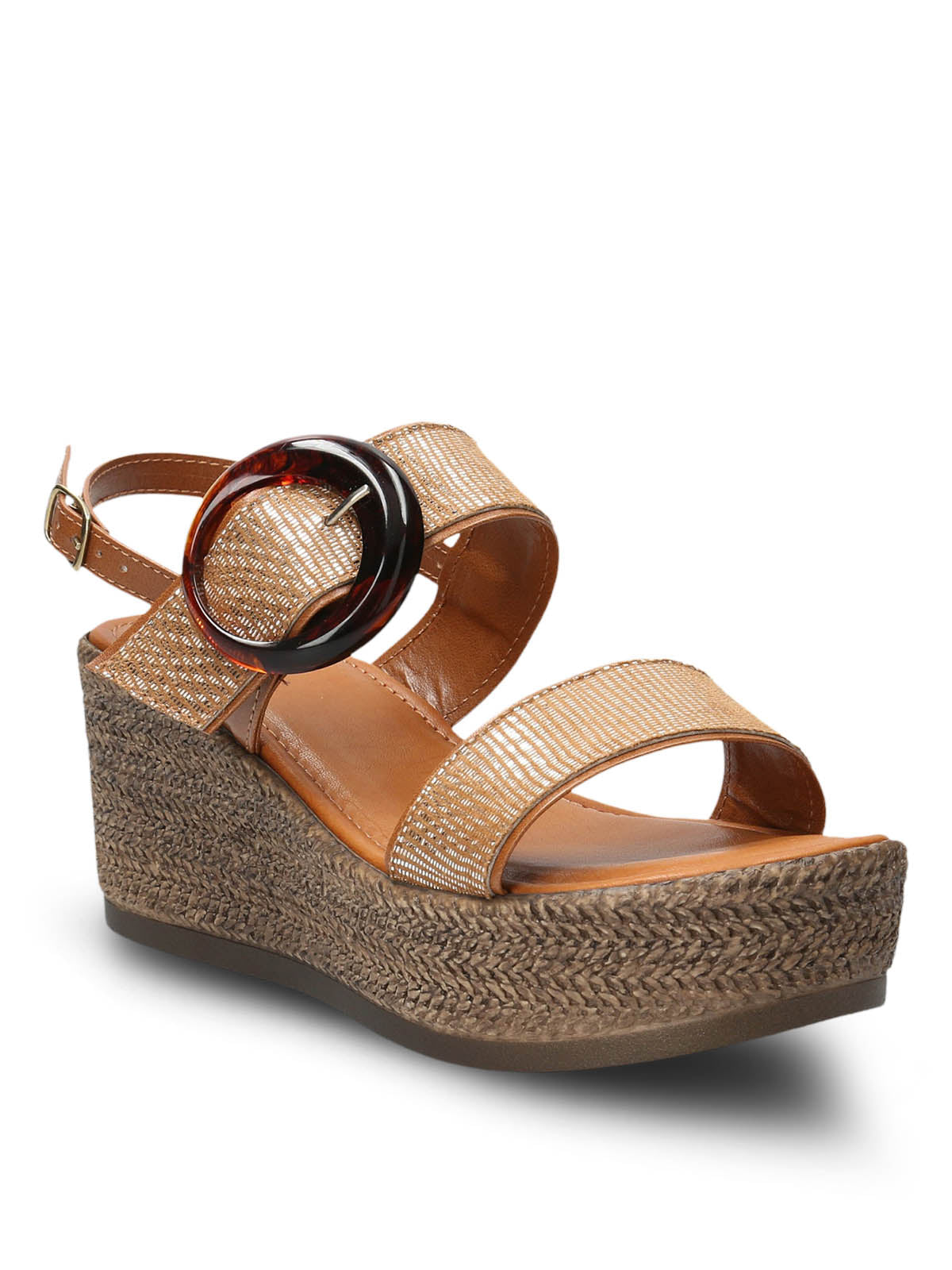 Sandalia Mujer Cinnia Beige