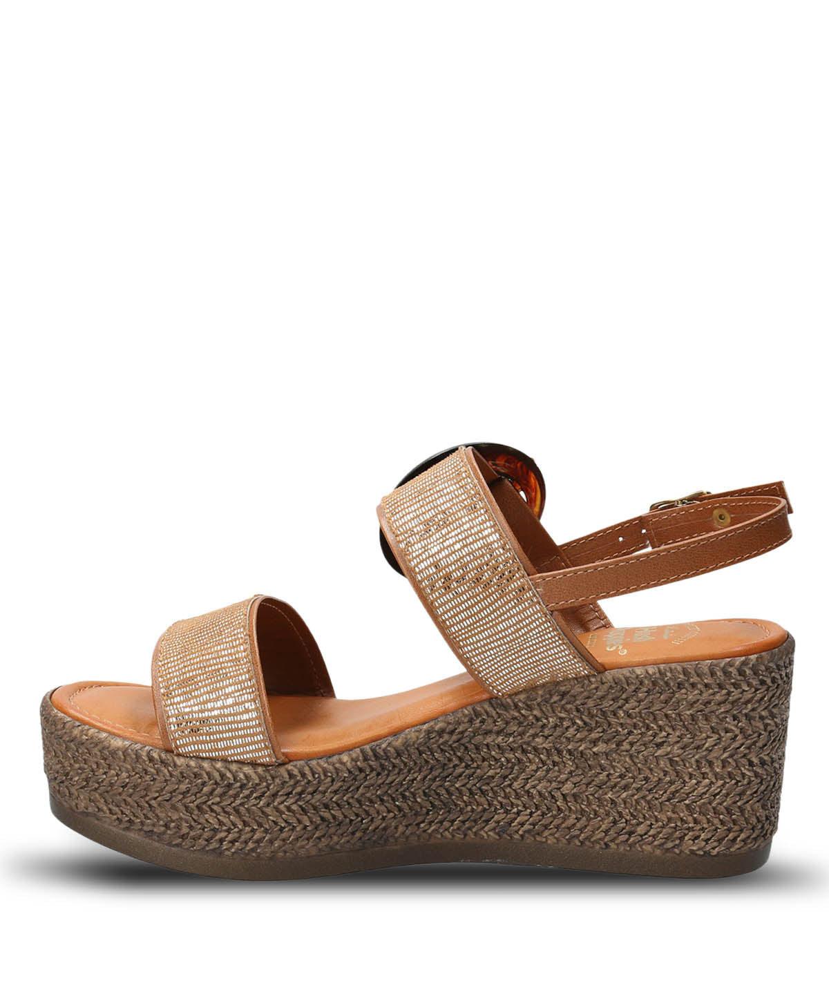 Sandalia Mujer Cinnia Beige