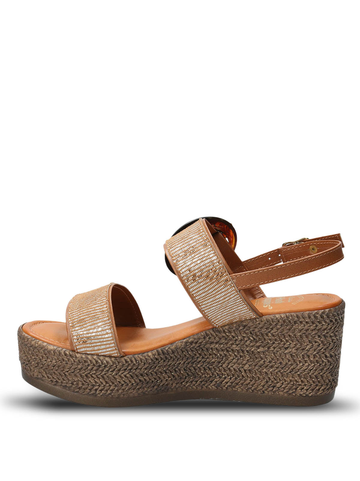 Sandalia Mujer Cinnia Beige