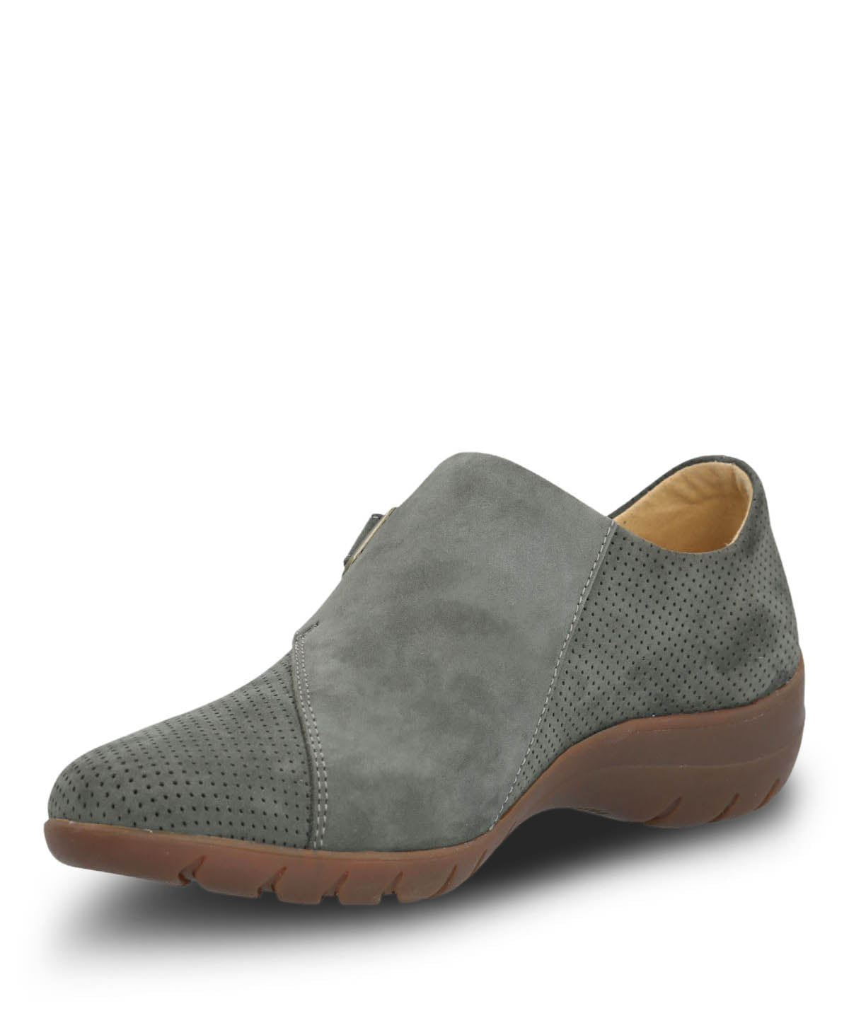 Slip On Mujer Cuero Albi Gris Hush Puppies | Hush Puppies
