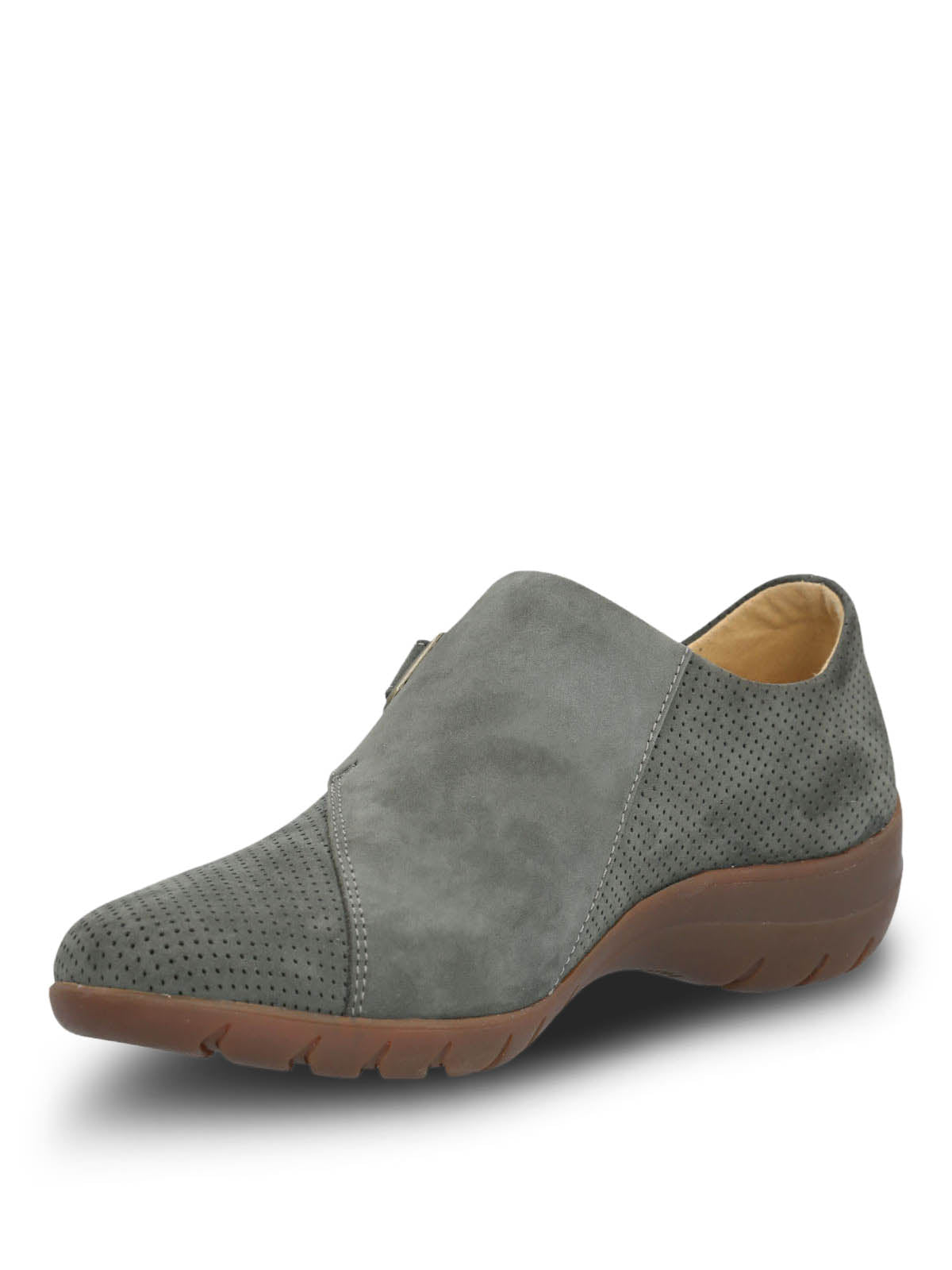 Slip On Mujer Cuero Albi Gris Hush Puppies | Hush Puppies