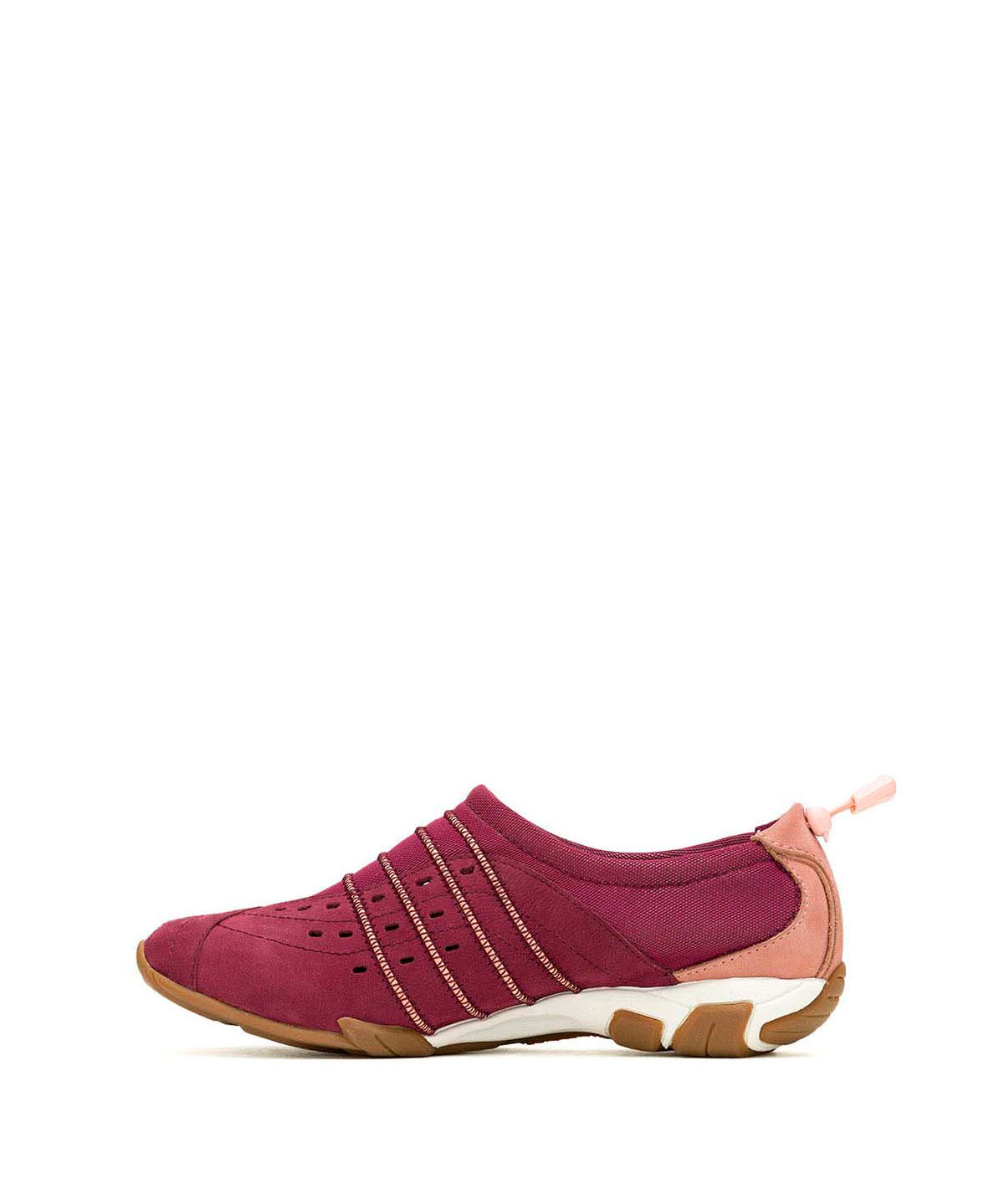 Zapatilla Cuero Mujer Energize Burdeo