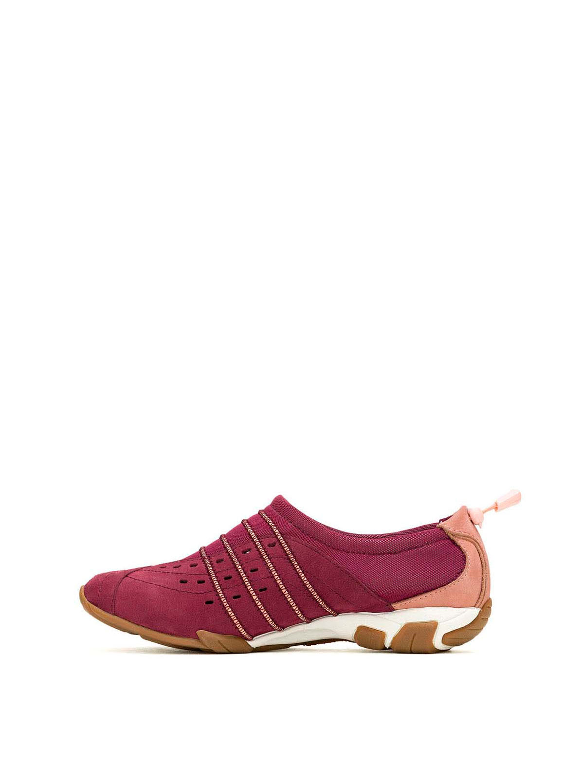 Zapatilla Cuero Mujer Energize Burdeo