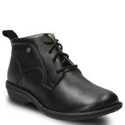Botin Cuero Mujer Sajon Negro