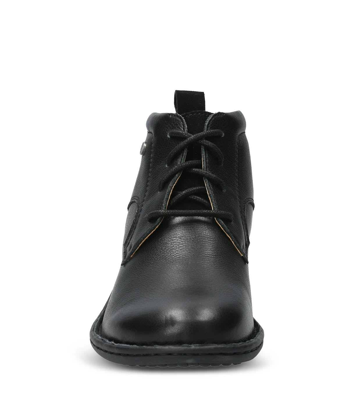 Botin Cuero Mujer Sajon Negro