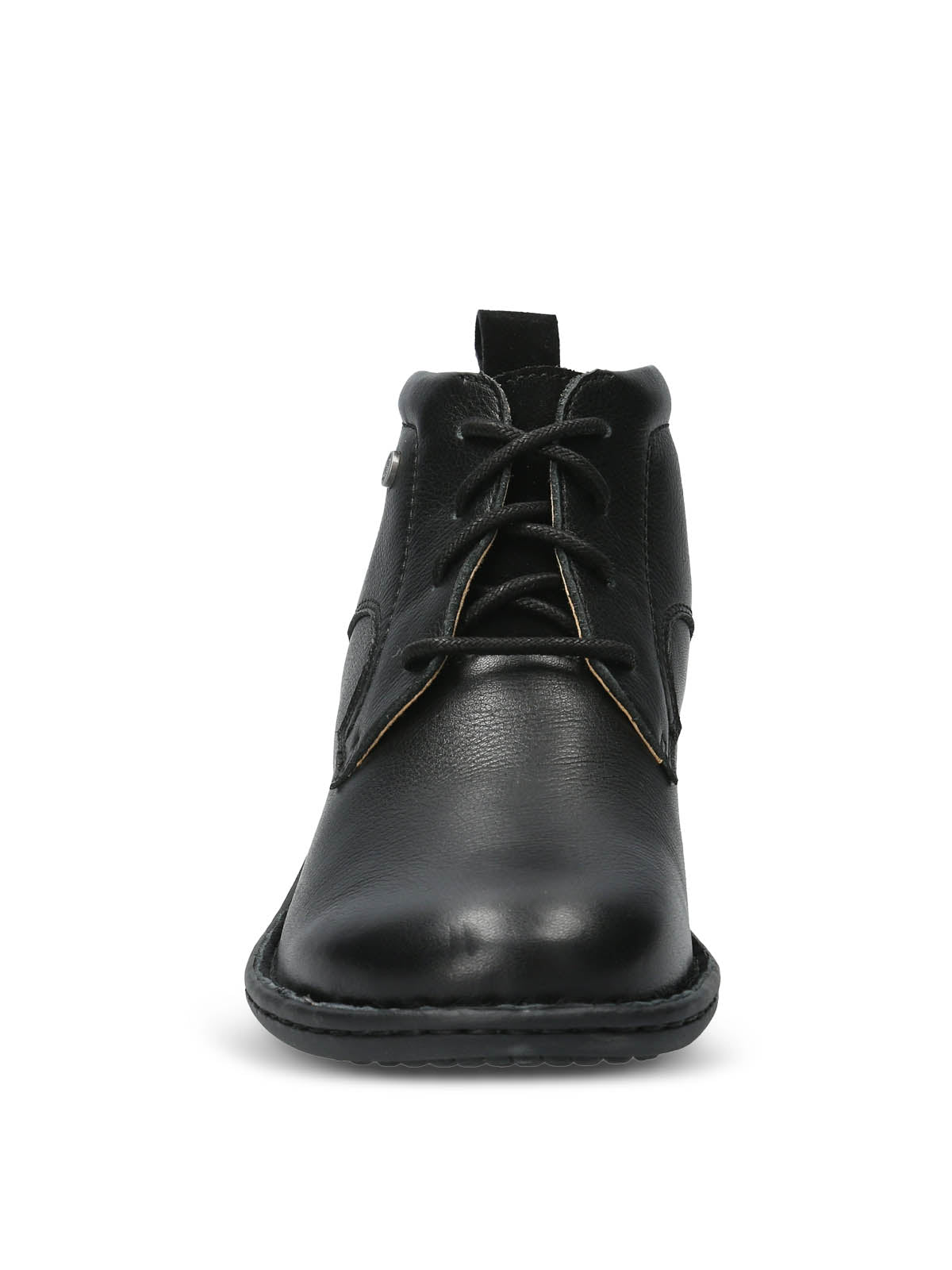 Botin Cuero Mujer Sajon Negro