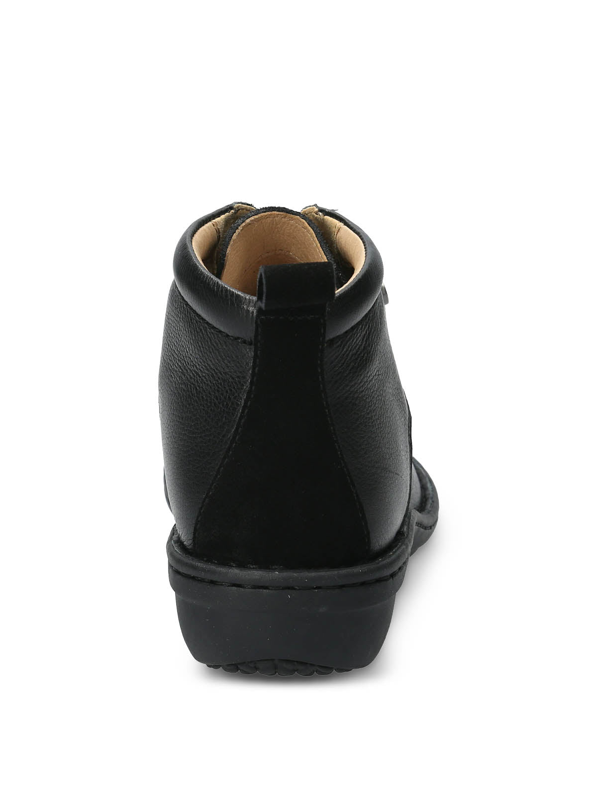 Botin Cuero Mujer Sajon Negro