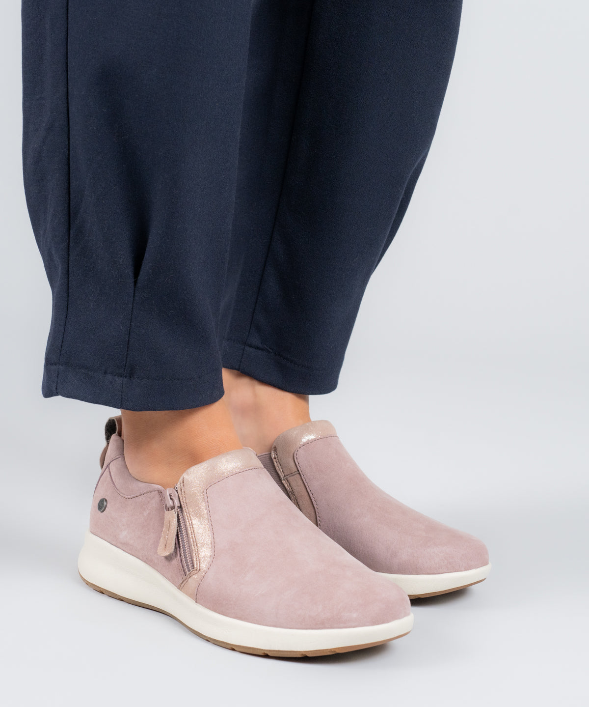 Zapato Cuero Mujer Spinal Rosado