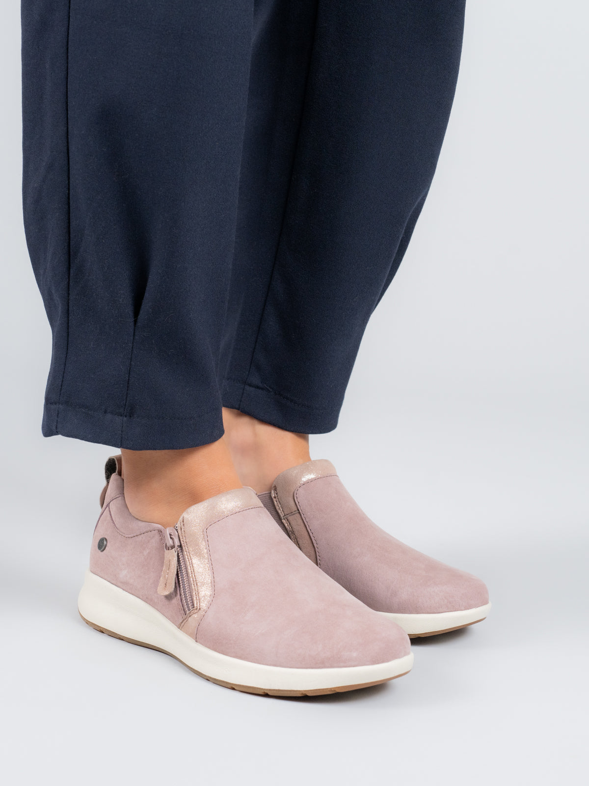 Zapato Cuero Mujer Spinal Rosado
