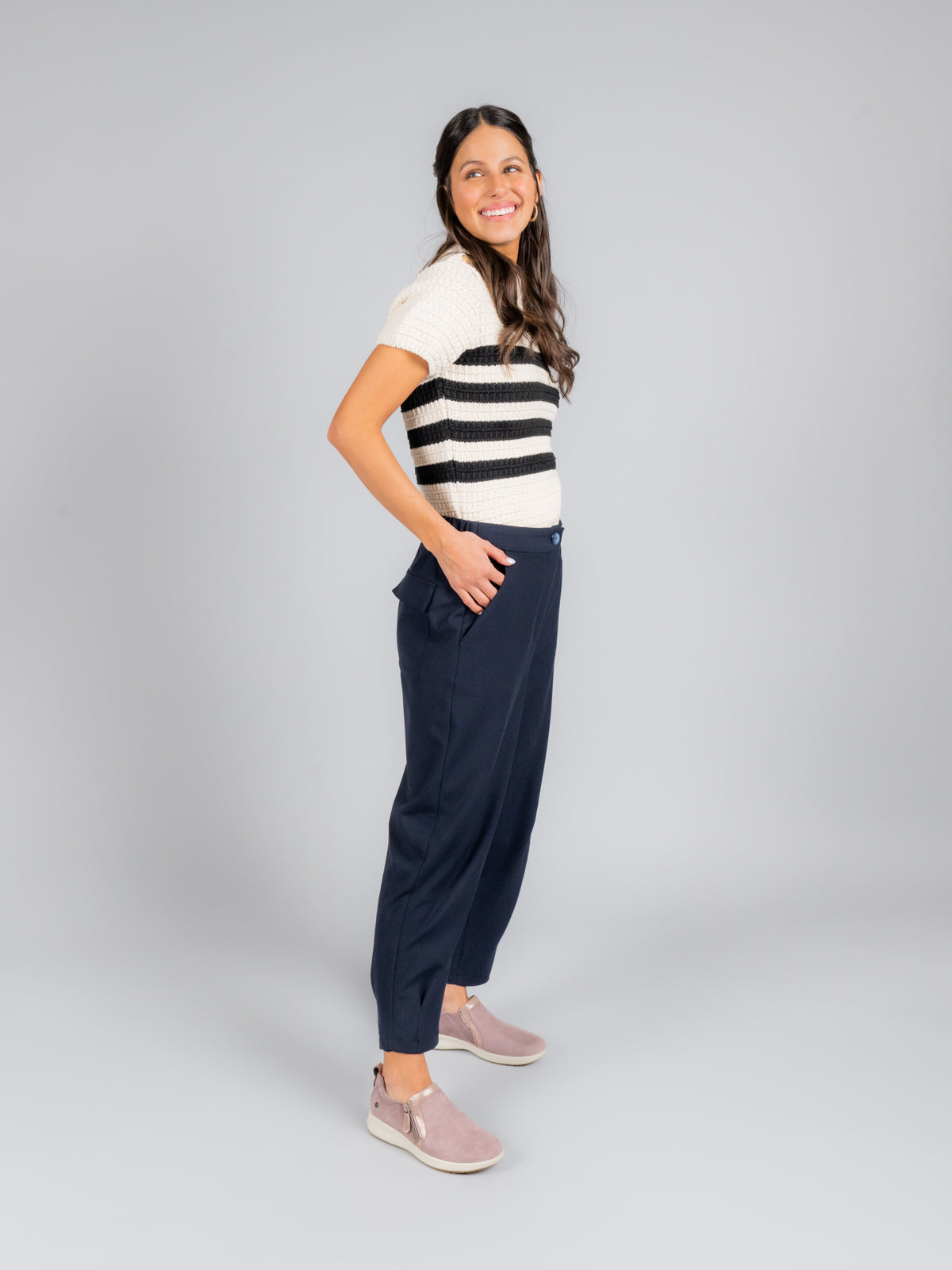 Zapato Cuero Mujer Spinal Rosado