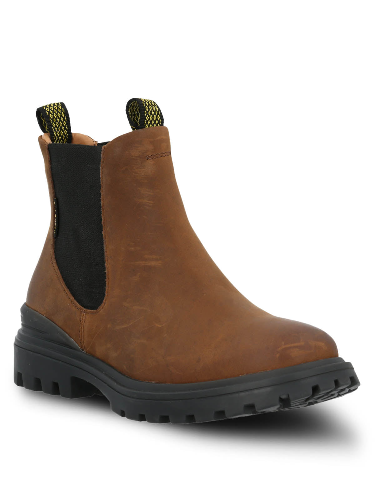 Botin Cuero Mujer One And Only Café Hush