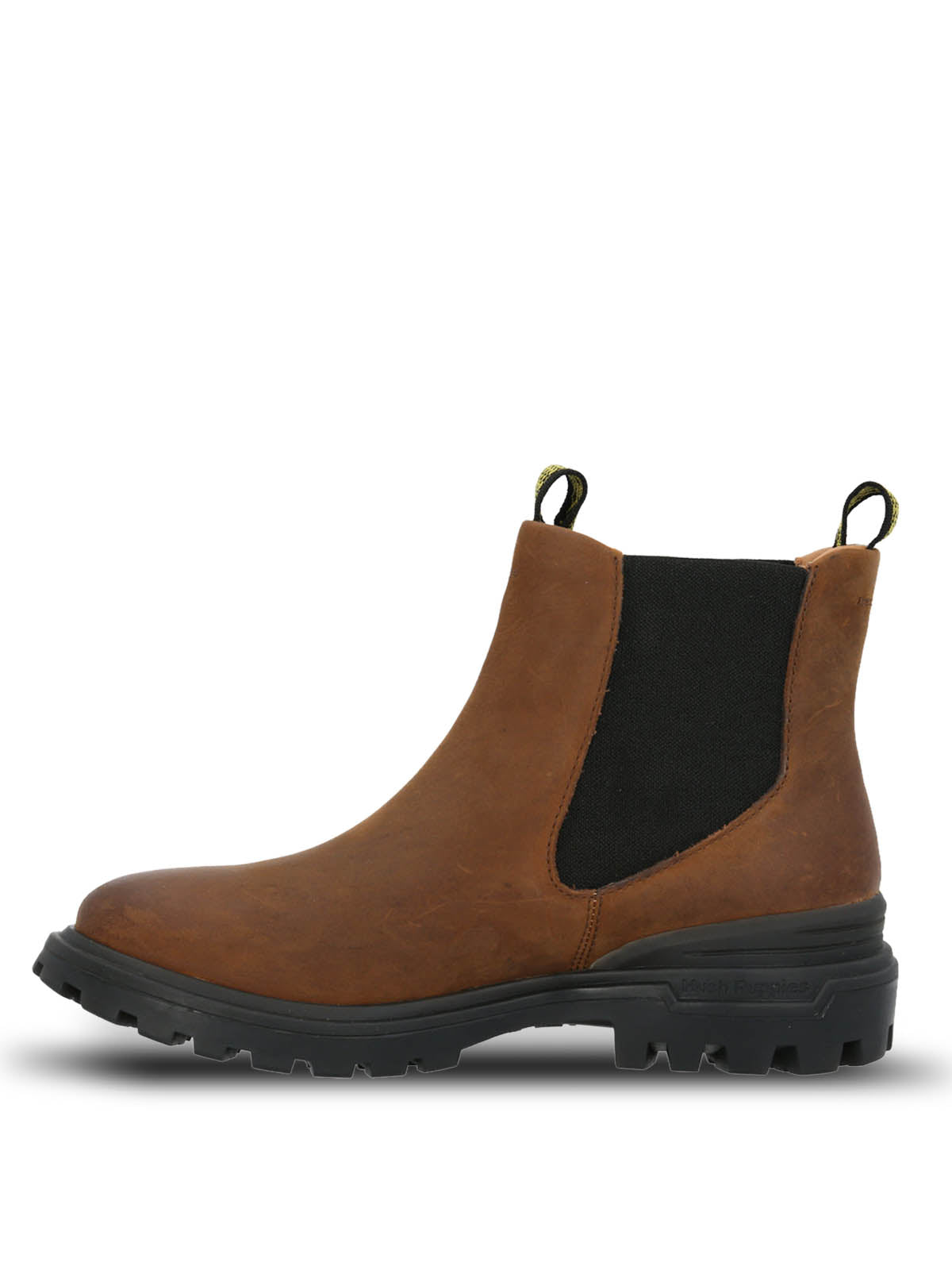 Botin Cuero Mujer One And Only Café Hush