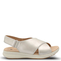 Sandalia Cuero Mujer Spinal Cross