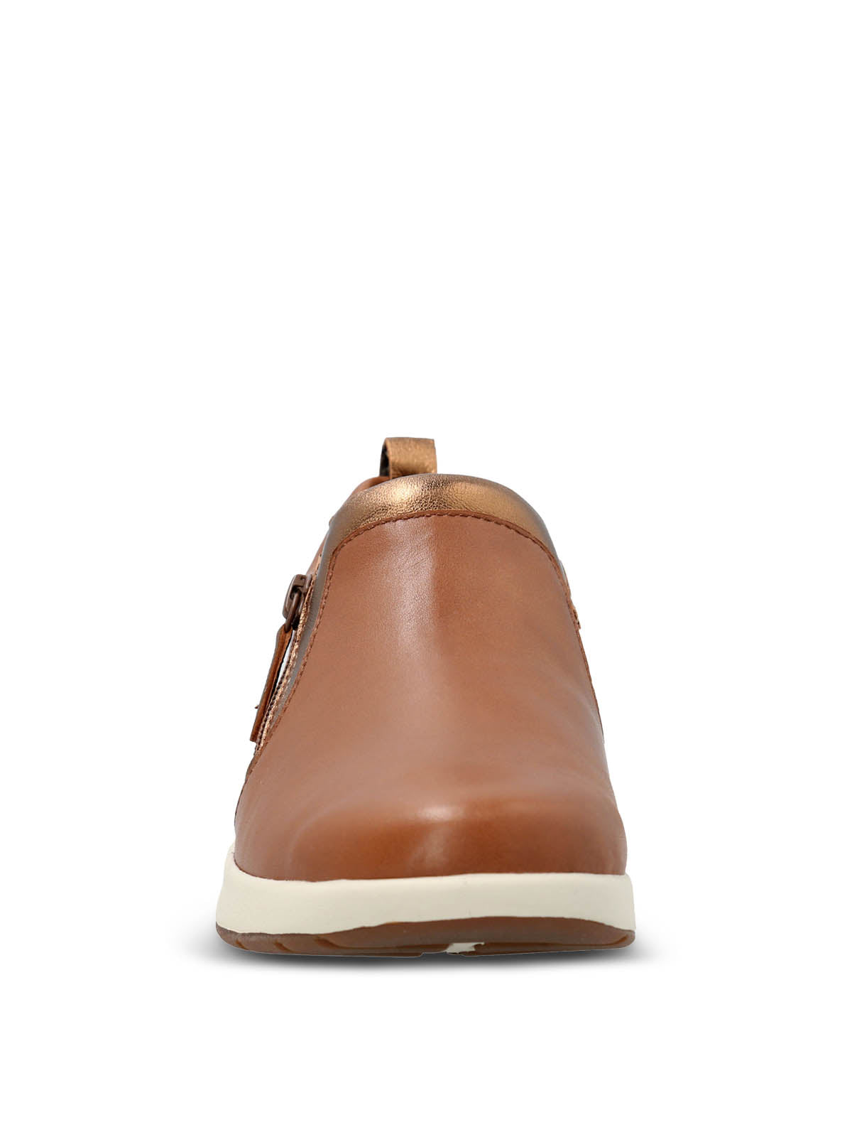 Zapato Cuero Mujer Spinal Slip On Café Hush Puppies