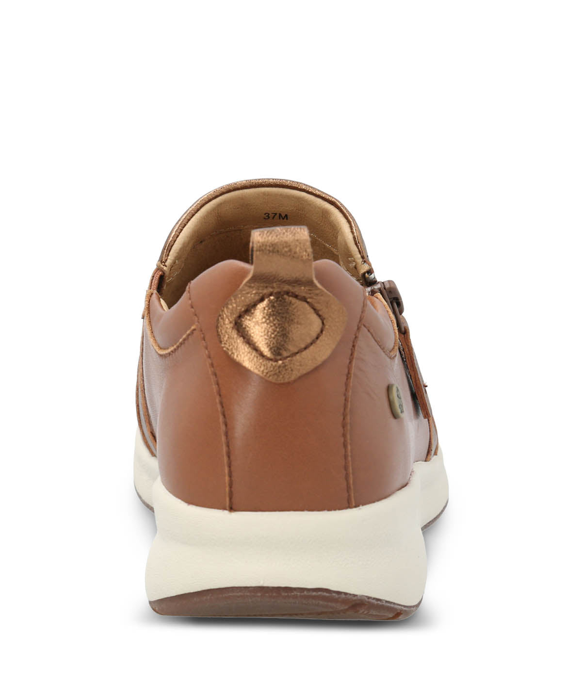 Zapato Cuero Mujer Spinal Slip On Café Hush Puppies