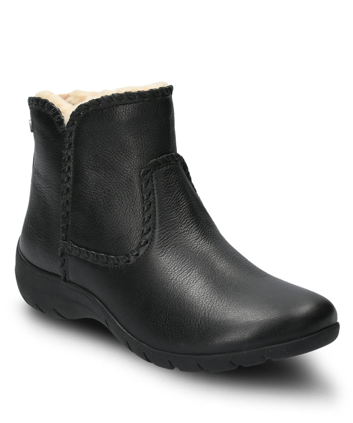 Botin Cuero Mujer Orla Negro