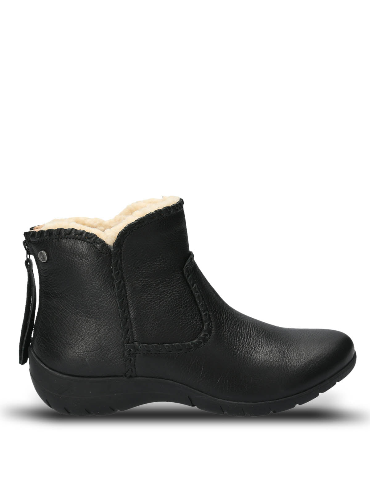 Botin Cuero Mujer Orla Negro