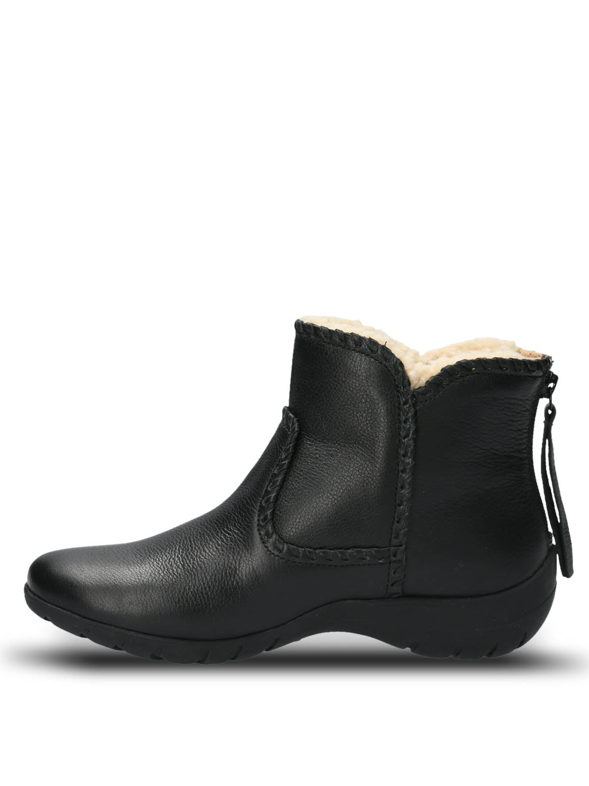 Botin Cuero Mujer Orla Negro