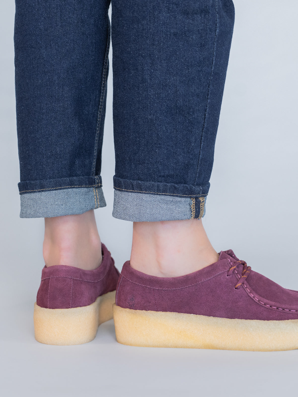 Zapato Cuero Mujer Recife Low Morado