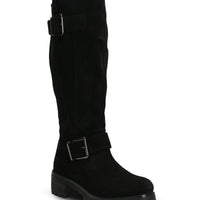 Bota Cuero Mujer Ester Negro