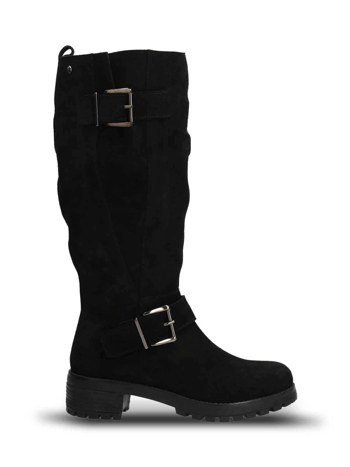 Bota Cuero Mujer Ester Negro