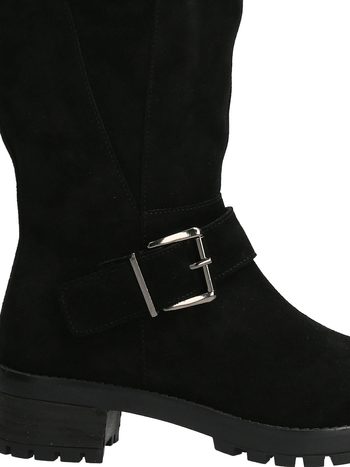 Bota Cuero Mujer Ester Negro