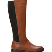 Bota Cuero Mujer Edra Café