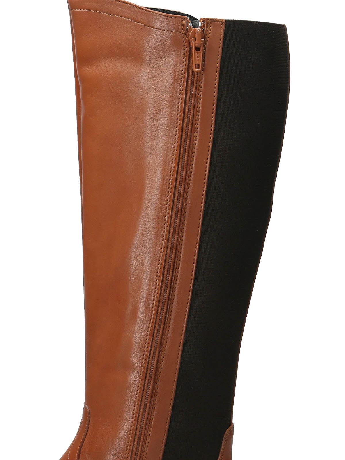 Bota Cuero Mujer Edra Café