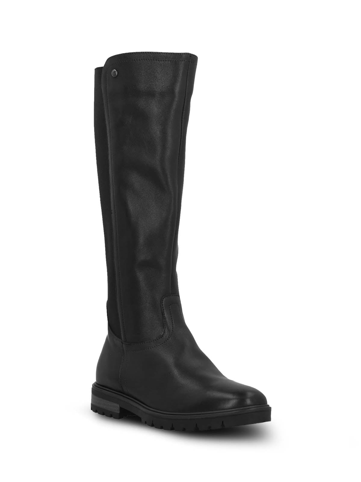 Bota Cuero Mujer Edra Negra Hush Puppies | Hush Puppies