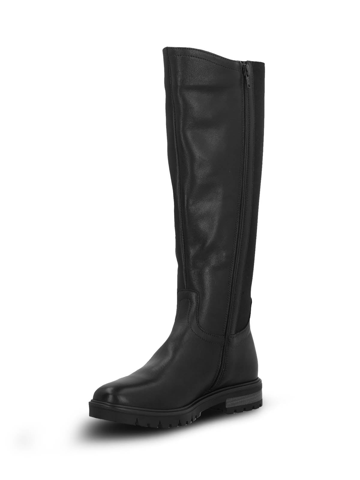 Bota Cuero Mujer Edra Negra Hush Puppies | Hush Puppies