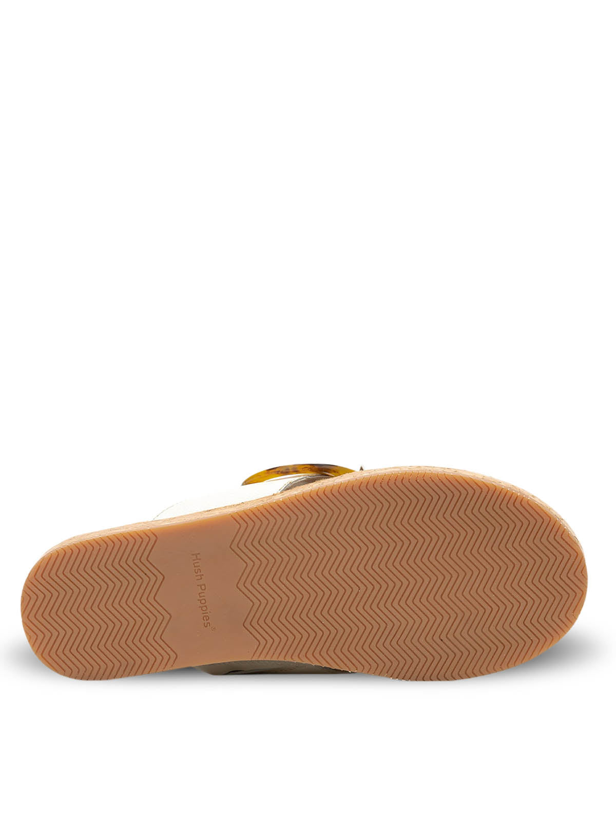 Sandalia Mujer June Buckle Slide Beige
