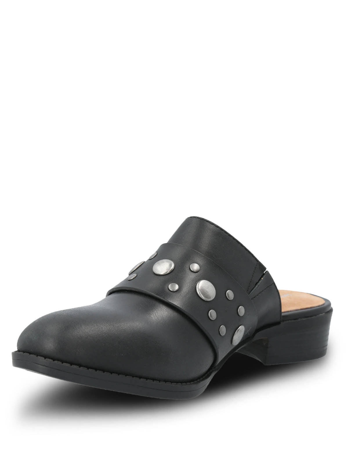 Zapato Cuero Mujer Lancaster Negro | Hush Puppies
