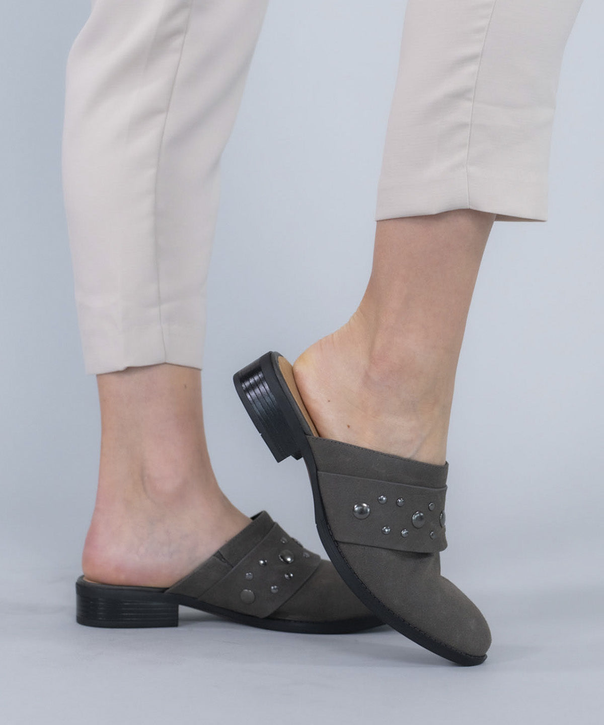 Zapato Mujer Lancaster Gris Oscuro