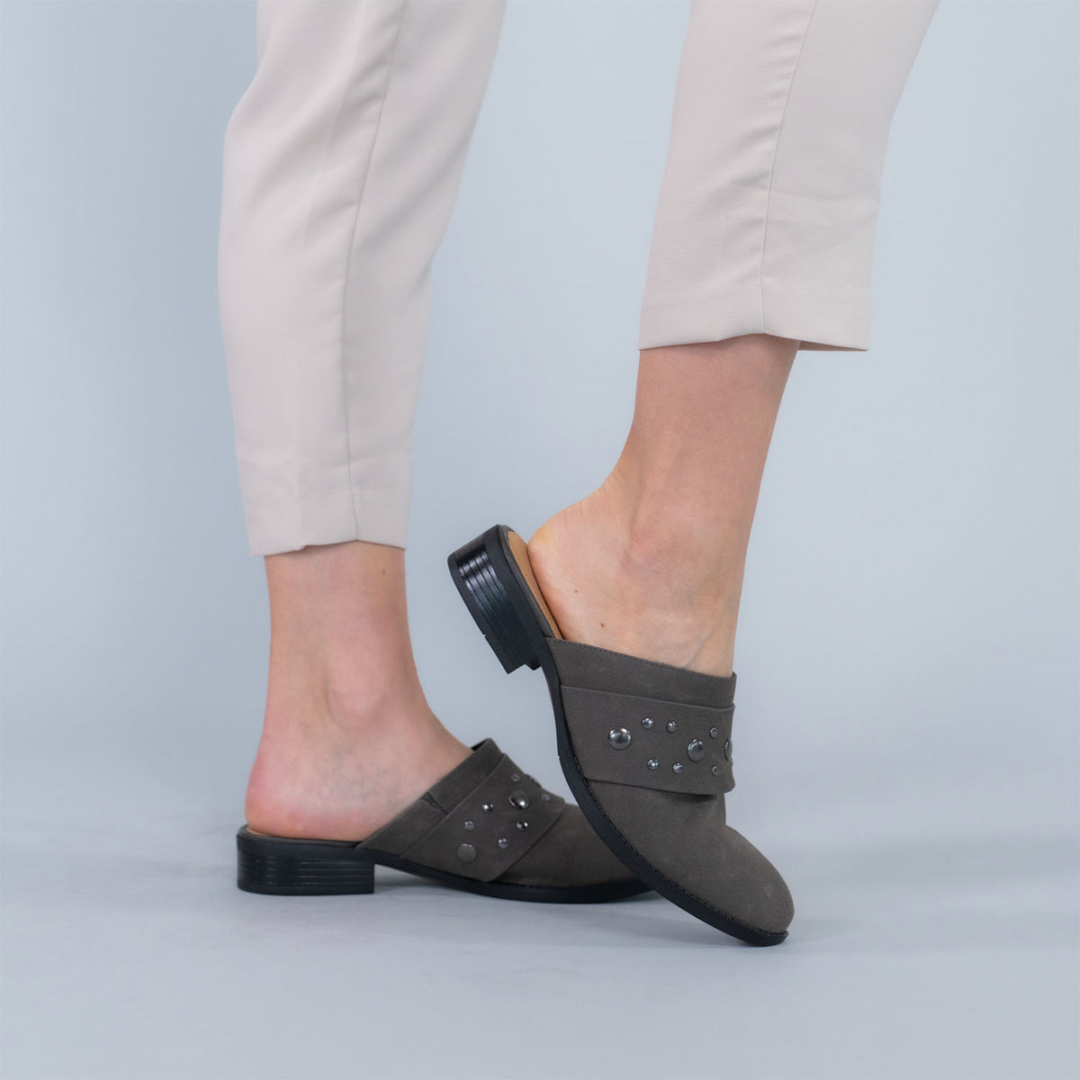 Zapato Mujer Lancaster Gris Oscuro