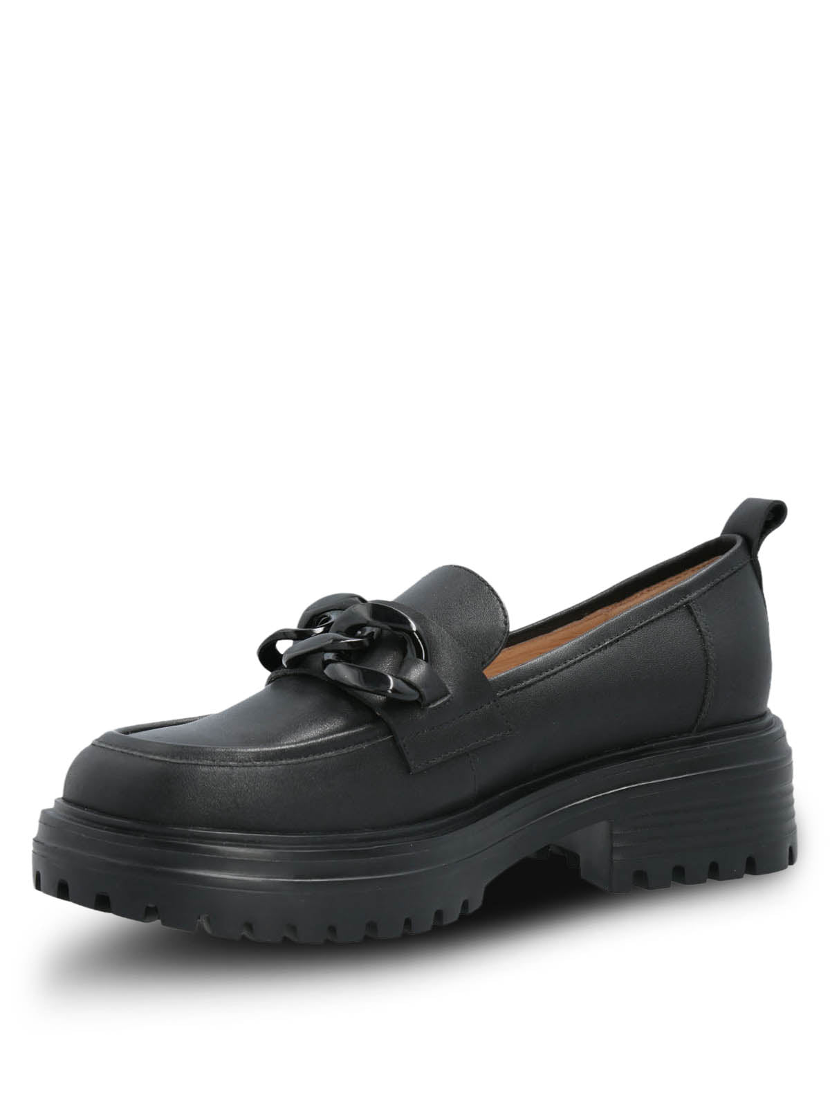 Mocasin Cuero Mujer Leboni Negro Hush Puppies | Hush Puppies