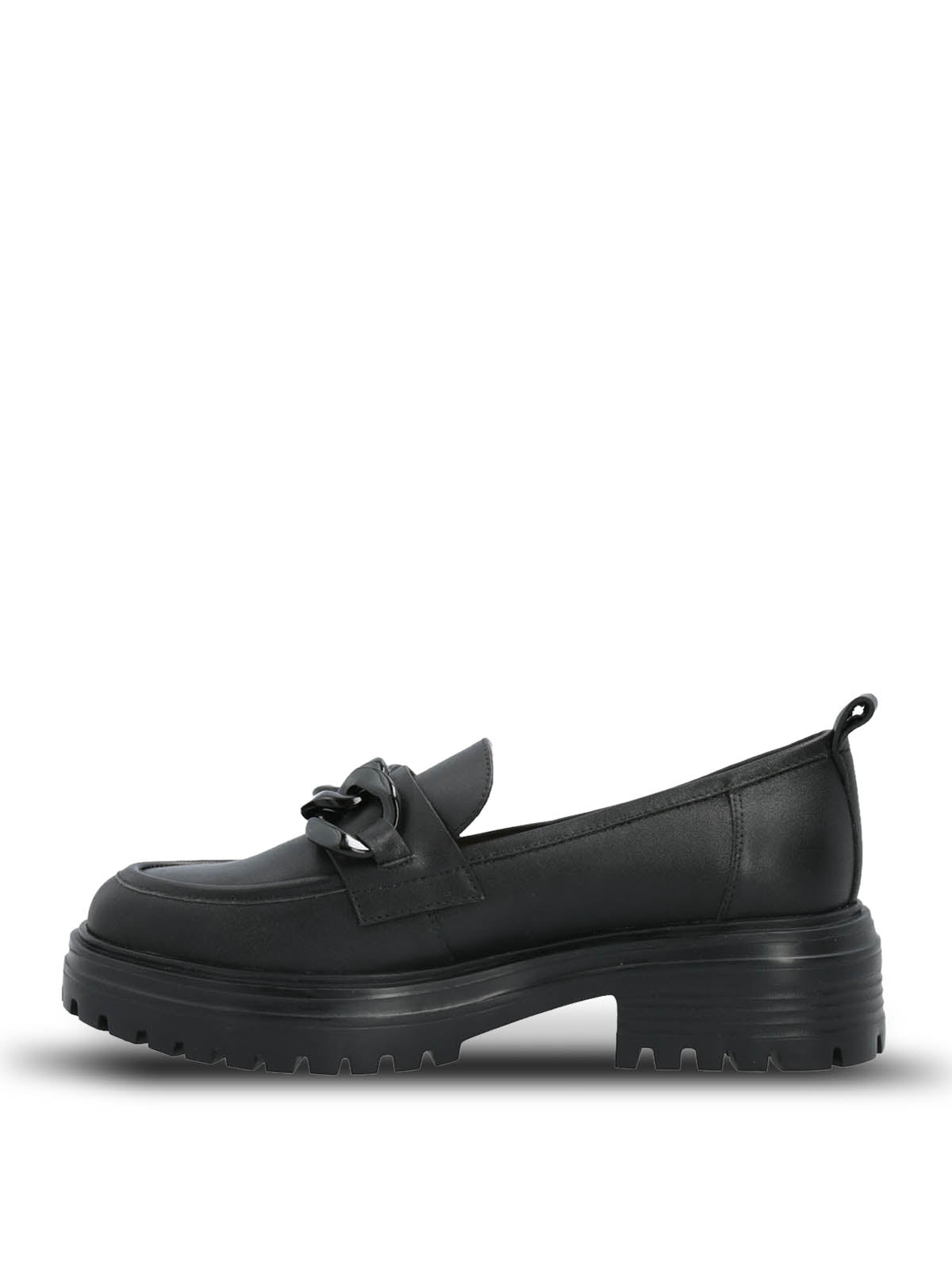 Mocasin Cuero Mujer Leboni Negro Hush Puppies | Hush Puppies
