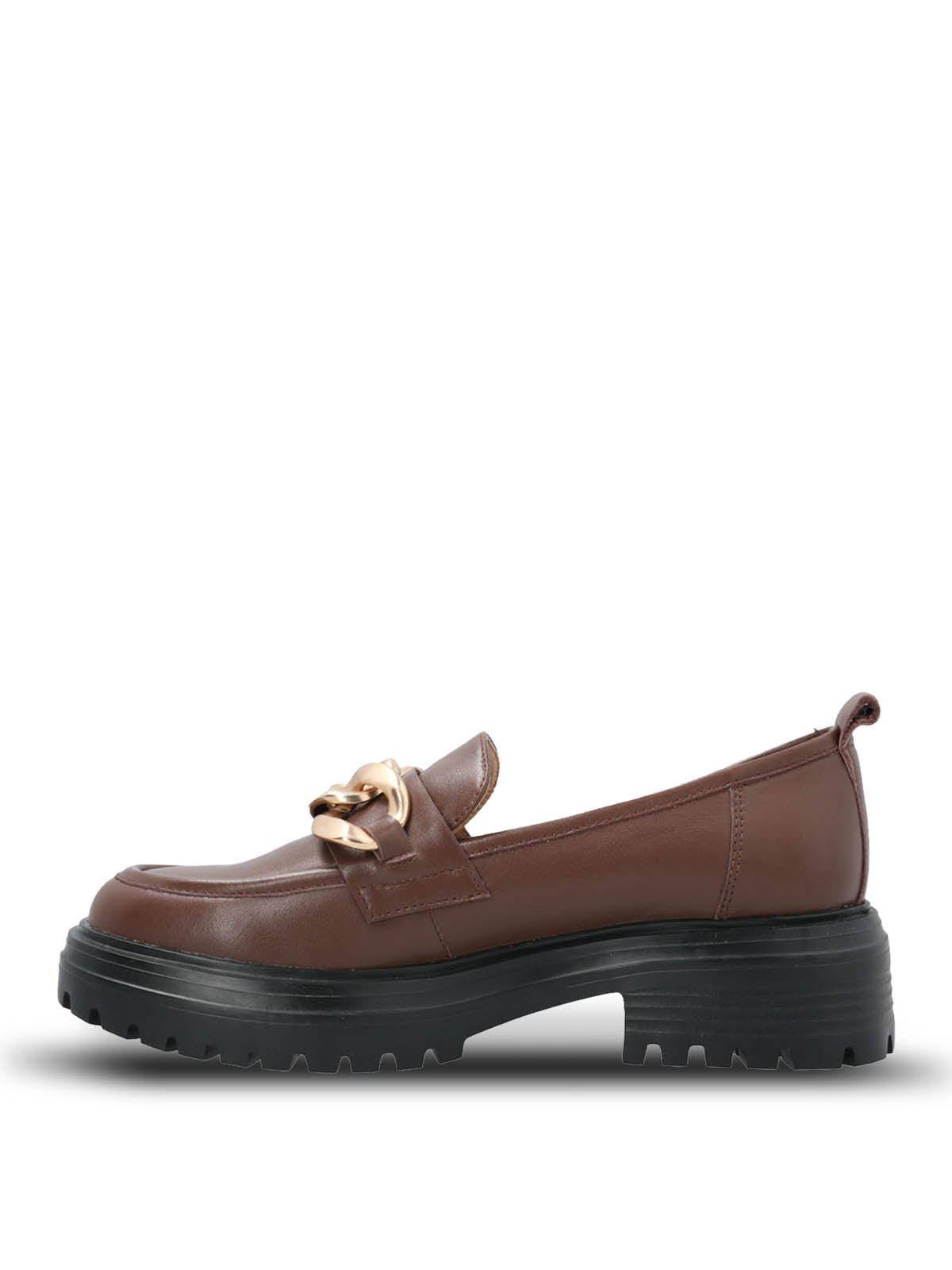 Mocasin Cuero Mujer Leboni Café Hush Puppies | Hush Puppies